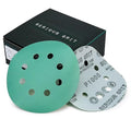 Sanding Discs 5 Inch 8 Hole 1000 Grit - Heavy-Duty Hook & Loop Wet Dry Film Sandpaper Discs - Ultra Fine Sand Paper for Random Orbital Sanders - Wood, Automotive, Epoxy, etc - 50 Pack Box
