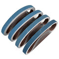 3/4 x 20.5 Inch Zirconia Sanding Belts, 40Pcs 10 Each of 40/60/80/120 Assorted Grits, Belt Sander Sanding Belt for Knife Blade Sharpening, Metal Polishing, Derusting, Woodworking