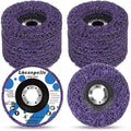 10 Pack Angle Grinder Stripping Wheel Strip Disc Angle Grinder Attachments Grinder Wheel, Paint Metal Oxidation Rust Remover Stripper Tool (4'' x 5/8'')