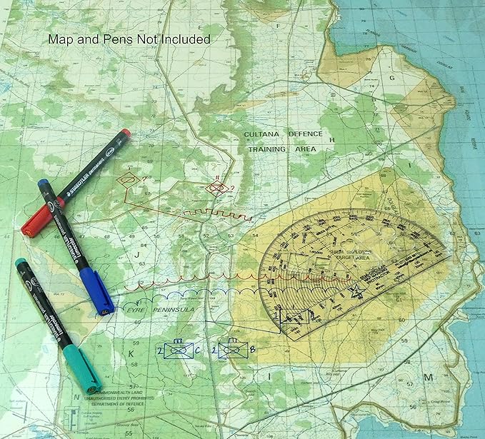 Map Marking Protractors