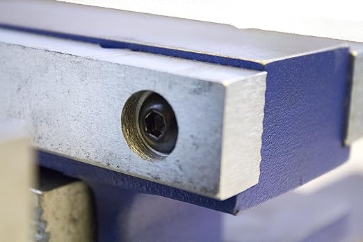 Yost Vises 855-D2 Industrial Grade Reversible Vise, 5.5", Blue