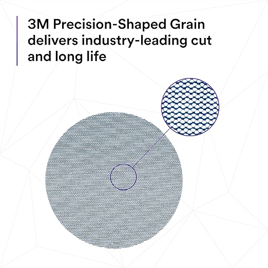 3M Xtract Net Disc 310W, 150+, 5 in, Die 500X, Pack of 50 Hook and Loop Sanding Discs, Virtually Dust-Free, Value Option for Metal, Wood, Composites, Stock Removal, and Fine Finishing