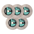 Tile Blade 5"/125mm - 5pcs Diamond Saw Blade Hexagon Design for Cutting and Grinding Granite Marble Ceramic Porcelain Tile,Arbor 7/8"-5/8"