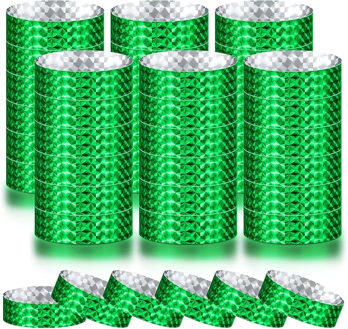Epakh Paper Wristbands Neon Wrist Bands Waterproof Handbands for Events Lightweight Concert Wristbands Neon Colored Adhesive Wrist Band for Party