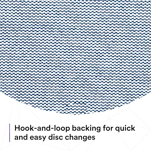 3M Xtract Net Disc 310W, 320+, 8 in, Die 800L, Pack of 50 Hook and Loop Sanding Discs, Virtually Dust-Free, Value Option for Metal, Wood, Composites, Stock Removal, and Fine Finishing