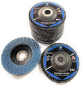 SIGNI 4" x 5/8" Premium Zirconia Flap Discs T27 10-Pack (Grit 60#)