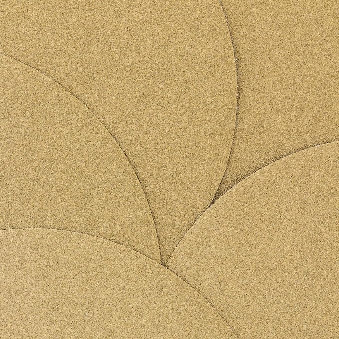 Dura-Gold Premium 120 Grit 6" Gold Sandpaper Discs, No Hole Pattern Dustless, Box of 50, Hook & Loop Backing for DA Sander, Finishing Coarse Sanding Abrasive Automotive Paint, Woodworking Wood, Metal