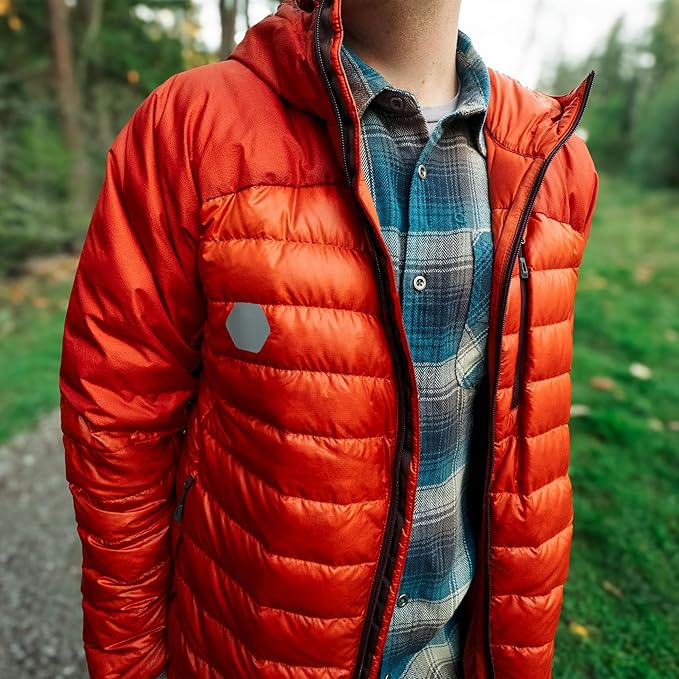 GEAR AID Tenacious Tape Hex 2.5” and 1.5” Repair Patches, Peel-and-Stick to Fix Holes and Burns in Down Jackets, Rain Gear, Tents, Tarps and More