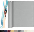 KING MOUNTAIN Canvas Repair Patch 16×30 Inch Self-Adhesive Waterproof Fabric Patch for Sofas, Tents, Furniture,Tote Bags, Car Seats (Grey2.0)