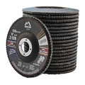 Merryland Flap Disc 5 inch Metal for Angle Grinder, 5inch 120 Grit T29 Flap Wheel 20 Pack, Blue Zirconium Corundum INOX Stainless Steel Iron Universal, Craft-Line FC1108614-20