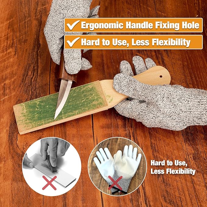 Wood Carving Kit, 24Pcs Wood Carving Tools with PU Storage Bag, Wood Whittling Knife Kit with 4pcs Templates & 6pcs Basswood Blocks for DIY Beginners