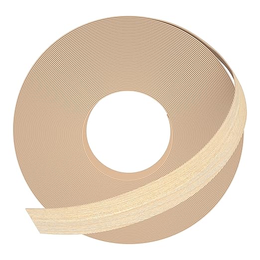 GSCIT Club Maple Edge Banding, 1 inch x 500ft roll of Veneer Edge Banding Preglued Flexible, Wood Tape Banding for Cabinet Repair Furniture