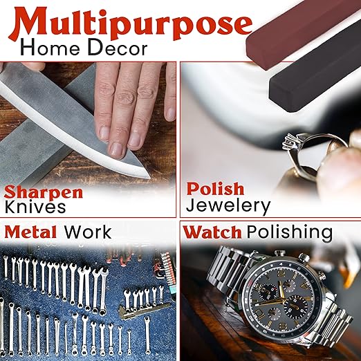 4 Piece Polishing Compound Cutting & Buffing Compound 4 Oz. Kit - Includes: Black Emery, Brown Tripoli, White Diamond, and Red Jewelers Rouge