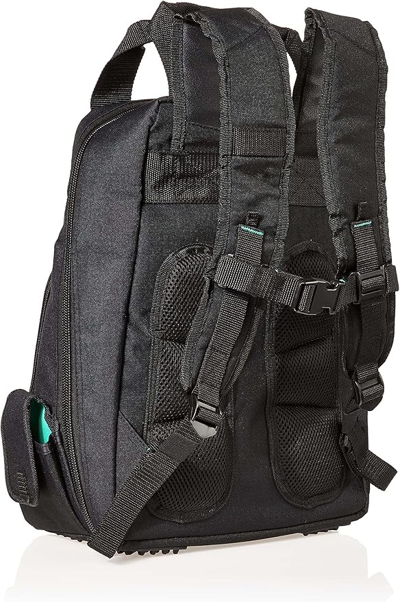 Amazon Basics Tool Backpack, Lighted Bag, Black, 55 Pockets (Previously Denali Brand)