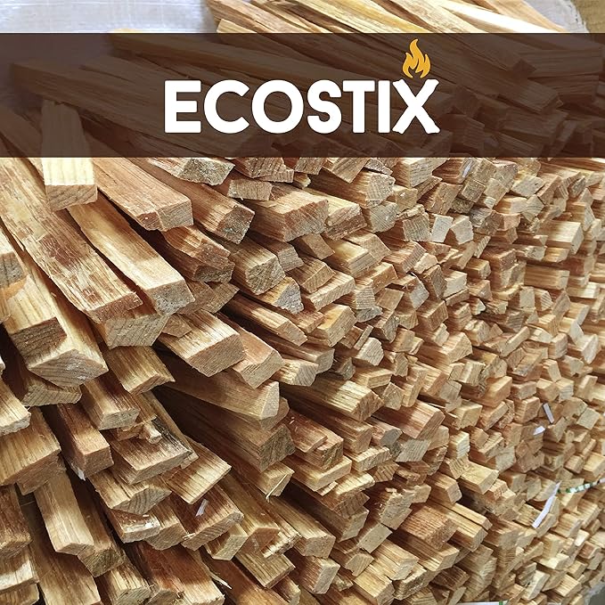 EasyGoProducts Eco-Stix Fatwood Fire Starter Kindling Firewood Sticks 100% Organic Firestarter for Wood Stoves, Fireplaces, Campfires, Bonfires - 02 Pounds