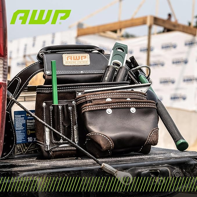 AWP Tool Belt, Tool Rig, Durable, Premium Tool Belt Organizer
