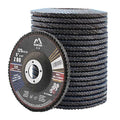 Merryland Flap Disc 5 inch Metal for Angle Grinder, 5inch 80 Grit T29 Flap Wheel 20 Pack, Blue Zirconium Corundum INOX Stainless Steel Iron Universal, Craft-Line FC1108414-20