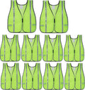 SIFE 1 Pack High Visibility Reflective Safety Vest,Made from Breathable and Neon Yellow Mesh Fabric,light weight for Man and Woman(Yellow-White, 1 pack)