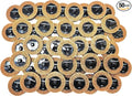 DENCO DISTRIBUTING, INC. Denco Surface Prep Conditioning Disc - Coarse - Brown - 2 Inch and 3 Inch - Pack of 50 - Abrasive Quick Change Disc Twist to Lock Superior Life (2 Inch)