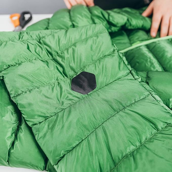 GEAR AID Tenacious Tape Hex 2.5” and 1.5” Repair Patches, Peel-and-Stick to Fix Holes and Burns in Down Jackets, Rain Gear, Tents, Tarps and More