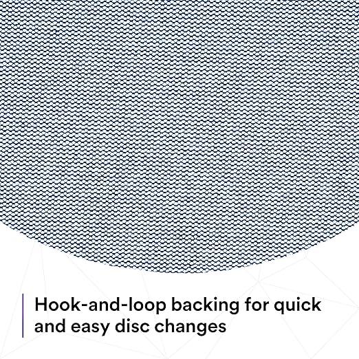 3M Xtract Net Disc 310W, 120+, 8 in, Die 800L, Pack of 50 Hook and Loop Sanding Discs, Virtually Dust-Free, Value Option for Metal, Wood, Composites, Stock Removal, and Fine Finishing
